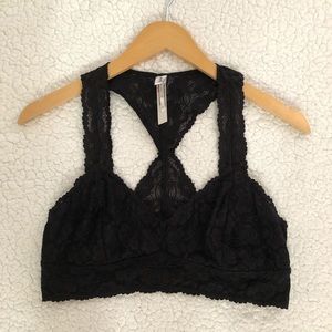 Free People Intimately galloon lace racerback bra